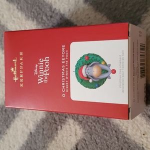 Eeyore Christmas wreath ornament